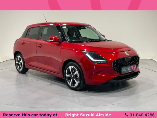 Suzuki Swift Hatchback, Petrol Hybrid, 2025, Red