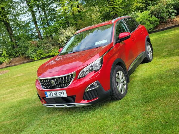 Peugeot 3008 SUV, Diesel, 2017, Red