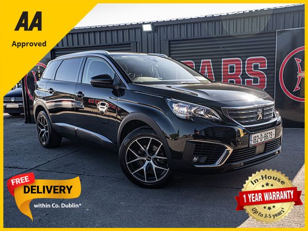 Peugeot 5008 MPV, Petrol, 2018, Black