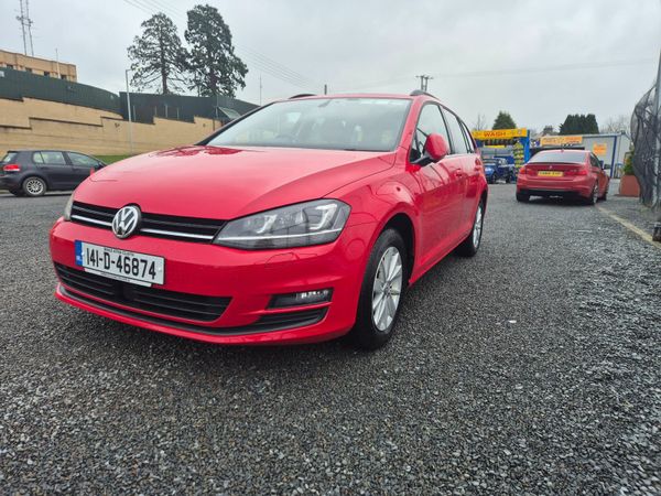 Volkswagen Golf Estate, Petrol, 2014, Red