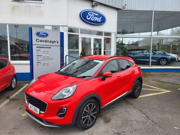 Ford Puma MPV, Petrol Hybrid, 2021, Red
