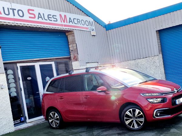 Citroen Grand C4 Picasso Hatchback, Diesel, 2018, Red