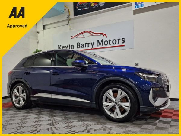 Audi Q4 e-tron SUV, Electric, 2023, Blue