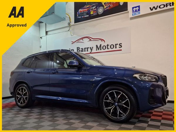 BMW X3 SUV, Petrol Hybrid, 2021, Blue