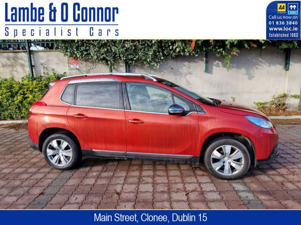 Peugeot 2008 Hatchback, Petrol, 2015, Red