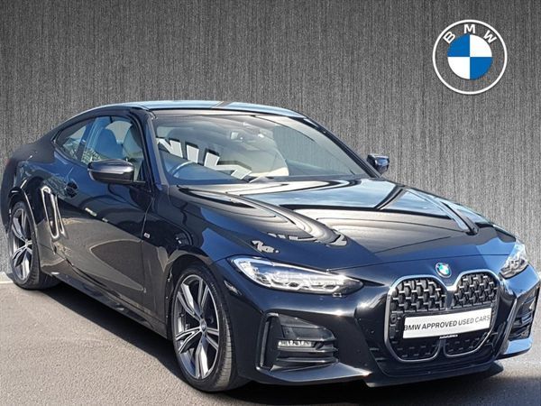 BMW 4-Series Coupe, Diesel Hybrid, 2022, Black