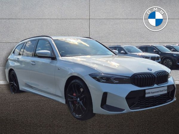 BMW 3-Series Estate, Petrol Plug-in Hybrid, 2024, White