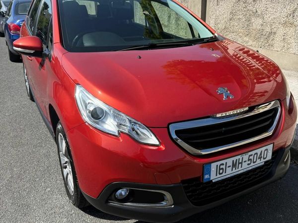 Peugeot 2008 SUV, Petrol, 2016, Red