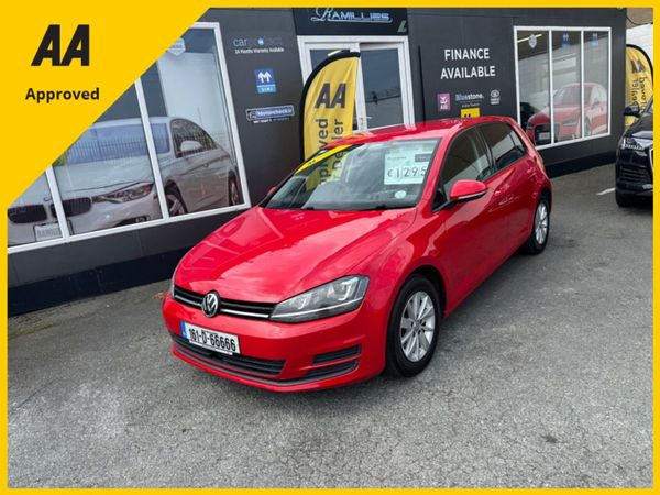 Volkswagen Golf Hatchback, Petrol, 2016, Red