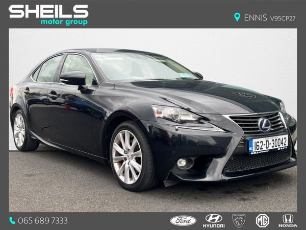 Lexus IS Saloon, Petrol Hybrid, 2016, Black