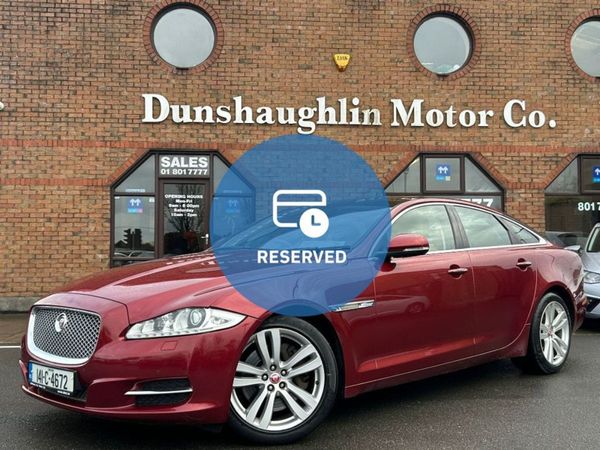 Jaguar XJ Saloon, Diesel, 2014, Red