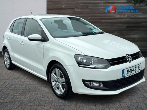 Volkswagen Polo Hatchback, Petrol, 2014, White