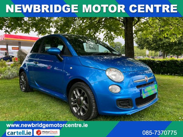 Fiat 500 Hatchback, Petrol, 2015, Blue