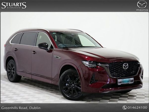 Mazda CX-80 SUV, Hybrid, 2025, Red
