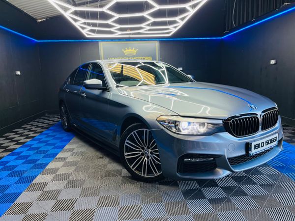 BMW 5-Series Saloon, Petrol Plug-in Hybrid, 2018, Blue