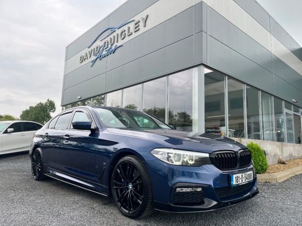 BMW 5-Series Saloon, Hybrid, 2018, Blue