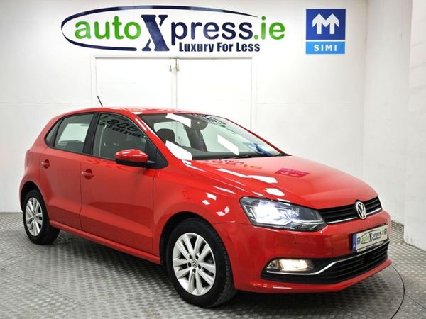 Volkswagen Polo Hatchback, Petrol, 2016, Red