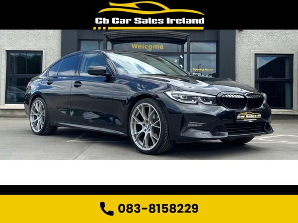 BMW 3-Series Saloon, Diesel Hybrid, 2020, Black