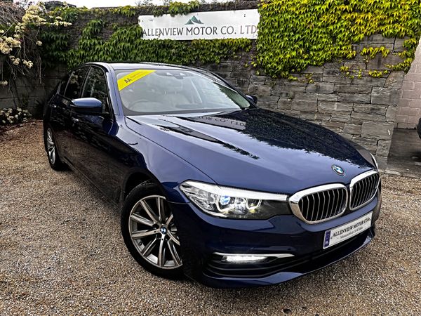 BMW 5-Series Saloon, Diesel, 2017, Blue
