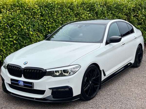 BMW 5-Series Saloon, Diesel, 2017, White