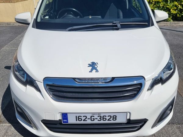 Peugeot 108 Hatchback, Petrol, 2016, White