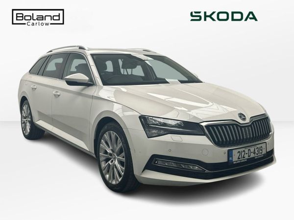 Skoda Superb Estate, Diesel, 2021, White