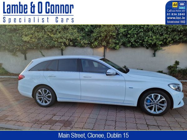 Mercedes-Benz C-Class Estate, Petrol Plug-in Hybrid, 2017, White