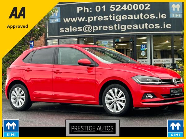 Volkswagen Polo Hatchback, Petrol, 2018, Red