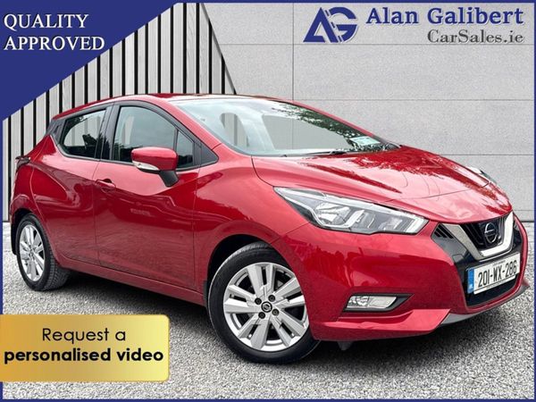 Nissan Micra Hatchback, Petrol, 2020, Red