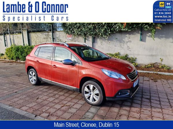 Peugeot 2008 Hatchback, Petrol, 2015, Red