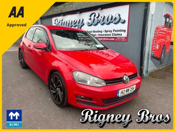 Volkswagen Golf Hatchback, Diesel, 2014, Red