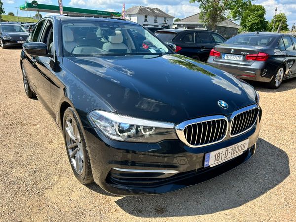 BMW 5-Series Saloon, Diesel, 2018, Black