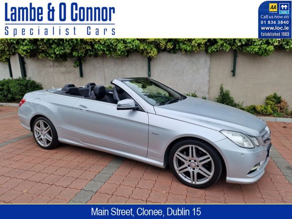 Mercedes-Benz E-Class Cabriolet, Diesel, 2013, Silver