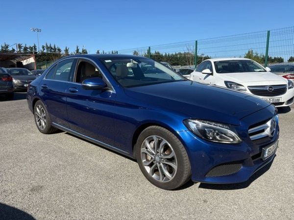 Mercedes-Benz C-Class Saloon, Petrol Plug-in Hybrid, 2016, Blue