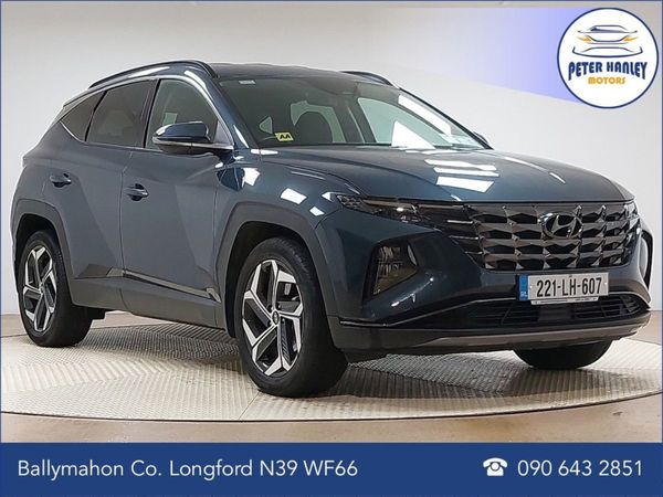 Hyundai Tucson SUV, Petrol Hybrid, 2022, Blue