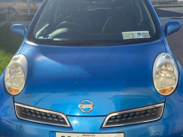 Nissan March Hatchback, Petrol, 2009, Blue