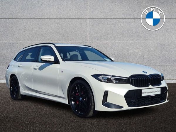 BMW 3-Series Estate, Petrol Plug-in Hybrid, 2024, White