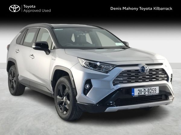 Toyota RAV4 SUV, Petrol Hybrid, 2021, Silver