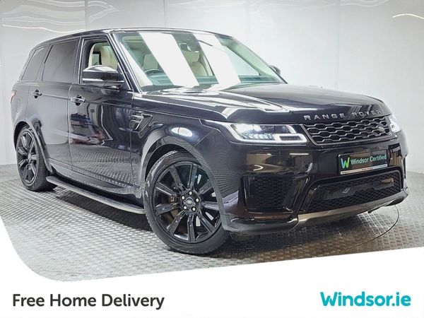 Land Rover Range Rover Sport SUV, Petrol Plug-in Hybrid, 2022, Black
