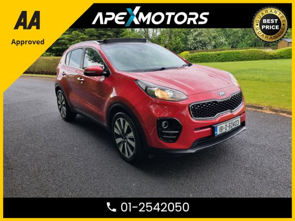 Kia Sportage SUV, Diesel, 2018, Red