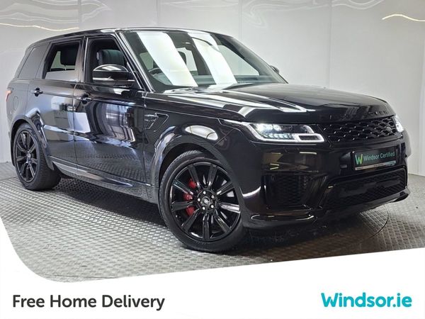 Land Rover Range Rover Sport SUV, Petrol Plug-in Hybrid, 2022, Black