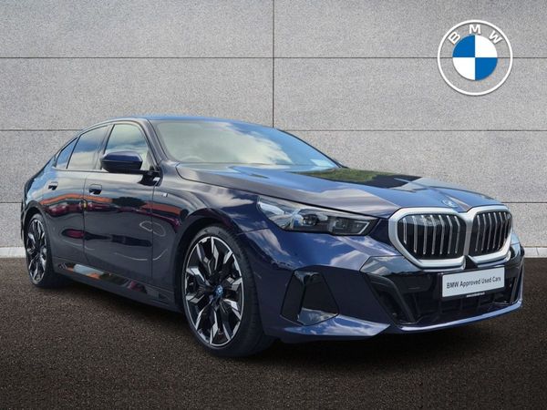 BMW 5-Series Saloon, Petrol Plug-in Hybrid, 2024, Blue