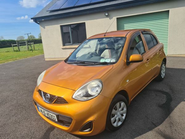 Nissan March Hatchback, Petrol, 2014, Orange