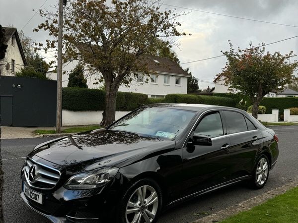 Mercedes-Benz E-Class Saloon, Diesel Hybrid, 2014, Black
