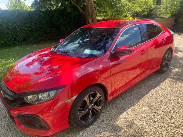 Honda Civic Hatchback, Petrol, 2017, Red