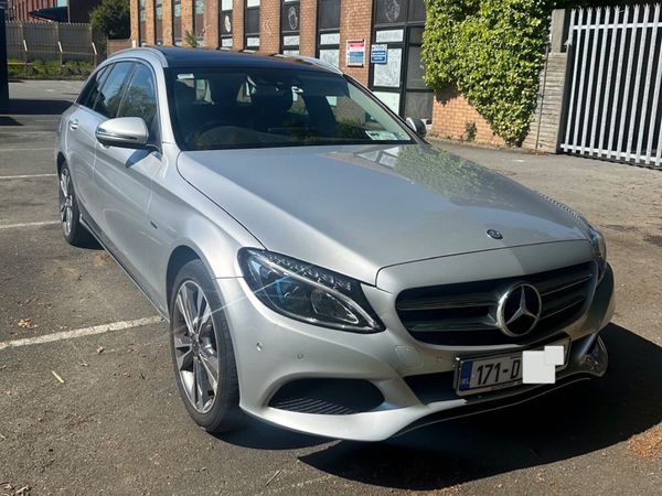 Mercedes-Benz C-Class Estate, Petrol Plug-in Hybrid, 2017, Silver
