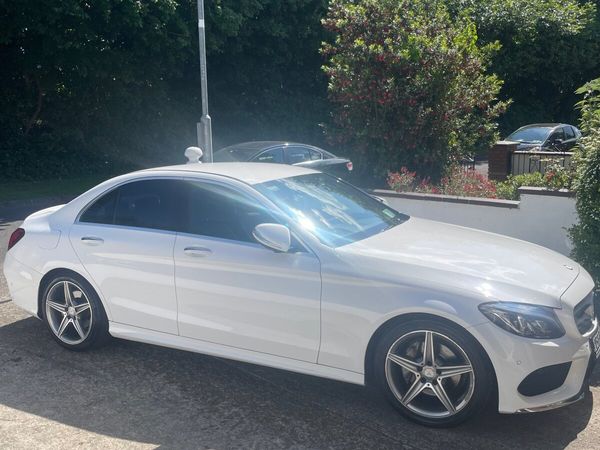 Mercedes-Benz C-Class Saloon, Petrol, 2015, White