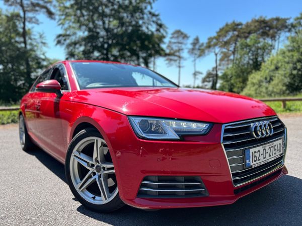 Audi A4 Saloon, Diesel, 2016, Red