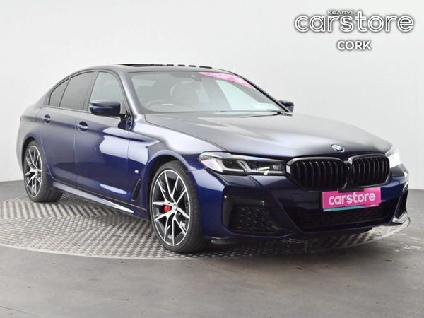 BMW 5-Series Saloon, Diesel, 2020, Blue