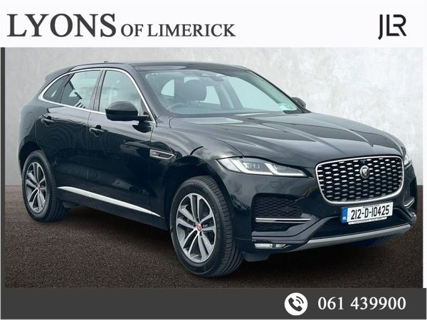 Jaguar F-Pace SUV, Petrol Plug-in Hybrid, 2021, Black